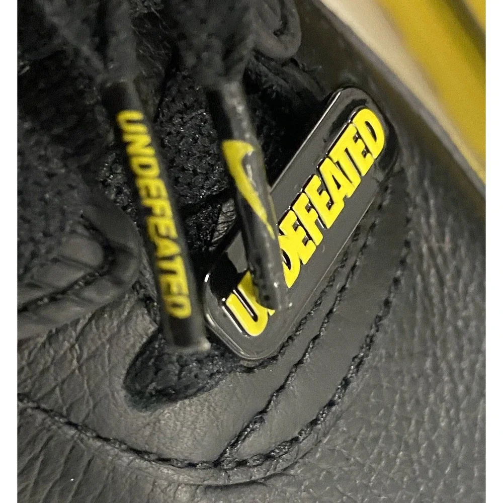Nike Air Max 90 x Undefeated Black Optic Yellow Mens 5.5 Women's 7